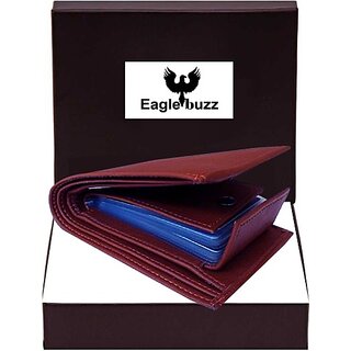 EAGLEBUZZ Men Tan Artificial Leather Wallet - Regular Size (12 Card Slots) - Handbags | Buy online on ZillyBuy