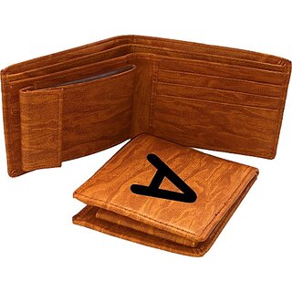 EAGLEBUZZ Men  and  Women Casual Tan Artificial Leather Wallet (9 Card Slots) - Handbags | Buy online on ZillyBuy