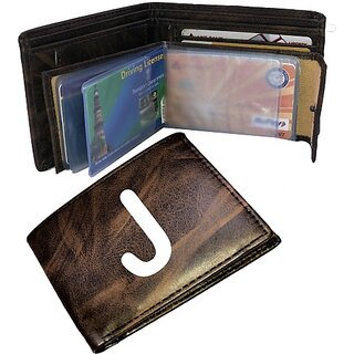 EAGLEBUZZ Men  and  Women Casual Tan Artificial Leather Wallet (9 Card Slots) - Handbags | Buy online on ZillyBuy