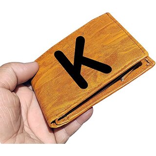 EAGLEBUZZ Men  and  Women Casual Tan Artificial Leather Wallet (9 Card Slots) - Handbags | Buy online on ZillyBuy