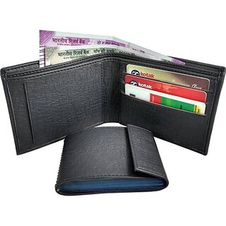 EAGLEBUZZ Boys Black Artificial Leather Wallet - Regular Size (4 Card Slots) - Handbags | Buy online on ZillyBuy