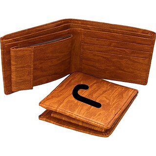 EAGLEBUZZ Men  and  Women Casual Brown Artificial Leather Wallet (9 Card Slots) - Handbags | Buy online on ZillyBuy
