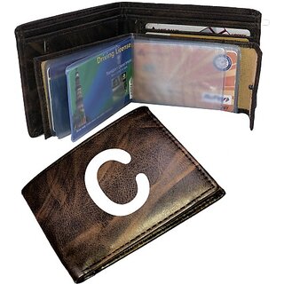 EAGLEBUZZ Men  and  Women Casual Brown Artificial Leather Wallet (9 Card Slots) - Handbags | Buy online on ZillyBuy