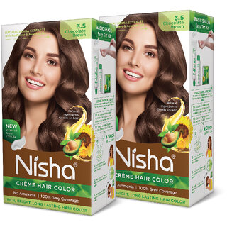 No Ammonia Hair Color Chocolate Brown (Pack of 2) @ 219