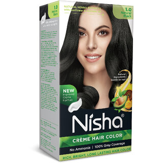 Nisha cream permanent hair color