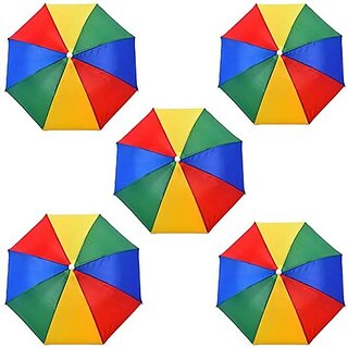 Glpbalgifts Set Of 5 Cap Umbrella For Sun Or Rain Umbrella (Multicolor) - Home Improvement | Buy online on ZillyBuy