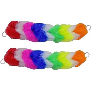 verbier loofah pack of 2 multicolor 