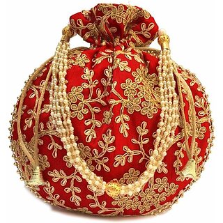 Glpbalgifts Women Multicolor Potli - Handbags | Buy online on ZillyBuy