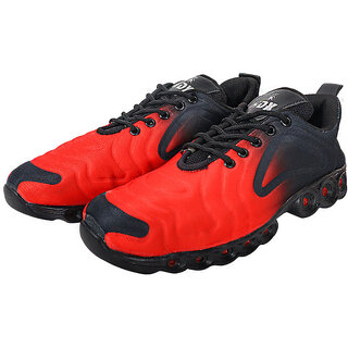 UnV Sports RedBlack Shoes with Black Laces SW8
