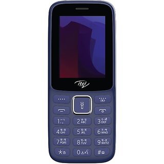 Itel It5029 (Dual Sim ,2.4 Inch Display, 1200 mAh Battery, Deep Blue) - Mobile Phone | Buy online on ZillyBuy