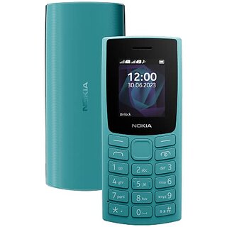 Nokia All-New 105 (Dual Sim 1000 mAh Battery, 1.8 Inch Display, Cyan) - Mobile Phone | Buy online on ZillyBuy