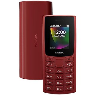 Nokia 106 with Built-in UPI Payments (Dual Sim 1000 mAh Battery, 1.8 Inch Display, RED) - Mobile Phone | Buy online on ZillyBuy