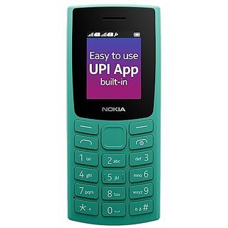 Nokia 106 with Built-in UPI Payment (Single Sim 1000 mAh Battery, 1.8 Inch Display, GREEN) - Mobile Phone | Buy online on ZillyBuy