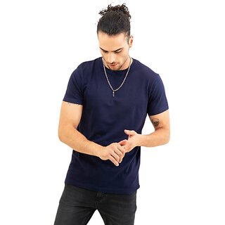 Latest Men Classic Blue Round Neck T-Shirt: Comfortable and Stylish 2026 at ShopCircuit | ONDC