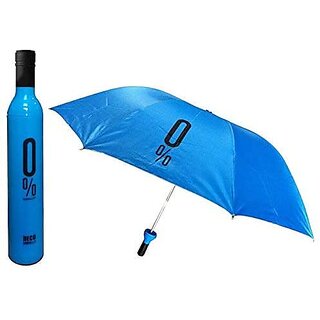 DECO Wine Bottle 110 cm Travel Umbrella/Folding Portable Umbrella with Plastic Case Umbrella - Home Improvement | Buy online on ZillyBuy