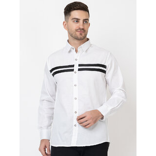 Modernity White Regular Fit Shirt For Men