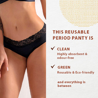 Affordable Women Myki Black Cotton Blend Solid Panty 2026 at ShopCircuit | ONDC