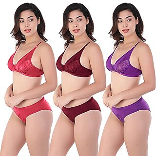 bridal bra panty set for women