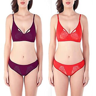 bridal bra panty set for women