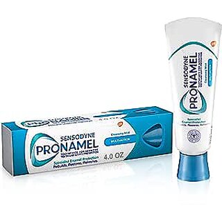 Sensodyne Pronamel Multi-Action Enamel Toothpaste for Sensitive Teeth, to Reharden and Strengthen Enamel, Cleansing Mint