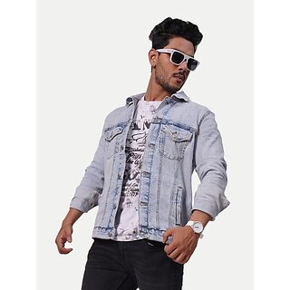 Rad Prix Full Sleeve Washed Men Denim Jacket