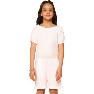 Elegant Data - Not - Present Kids Cave Solid Girls Jumpsuit 2026 at ShopCircuit | ONDC