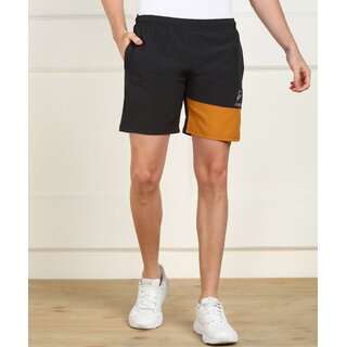 Slagen Self Design Men Grey Sports Shorts - Shorts | Buy online on ZillyBuy