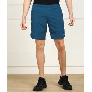 Slagen Solid Men Blue Sports Shorts - Shorts | Buy online on ZillyBuy