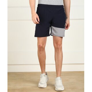 Slagen Self Design Men Blue Sports Shorts - Shorts | Buy online on ZillyBuy