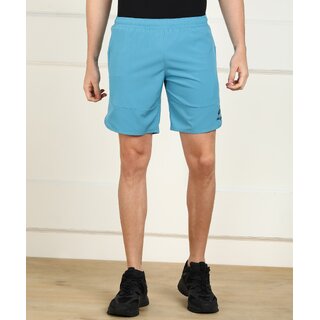 Slagen Solid Men Blue Sports Shorts - Shorts | Buy online on ZillyBuy