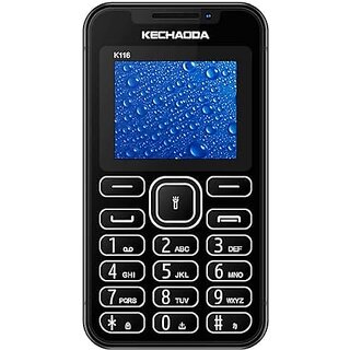 KECHAODA K116 (Dual SIM, 1.8 Inch Display, 400mAh Battery, Fusion Black) - Mobile Phone | Buy online on ZillyBuy