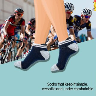 sarvatr ultimate comfort unisex solid ankle length cotton lupi socks free size for men and women pack of 5 