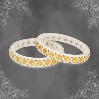 LUV FASHION White plastic Designer Bangles - Bangles & Bracelets | Buy online on ZillyBuy