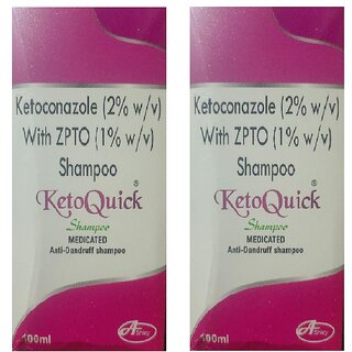 ketoquick anti dandruff shampoo pack of 2