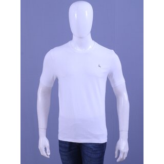 Redline Men's White S/J Crew Neck T-Shirt