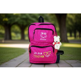 ClassyCarry  Backpack School Bags Colleg Backpacks for Girls Stylish Women College Office (Pink)