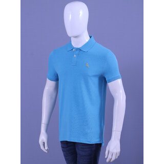 REDLINE MENS BLUE EMBROIDERED POLO T-SHIRTS