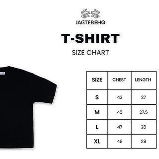 Elegant Men JAGTEREHO Men's Oversized Round Neck Half Sleeve Cotton T-Shirt White 2026 at ShopCi