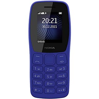 Nokia 105 classic ( Single Sim, 1.77 Inch Display, 800 mAh Battery, Blue) - Mobile Phone | Buy online on ZillyBuy