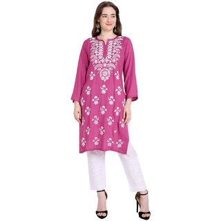 rayon cotton kurta for women