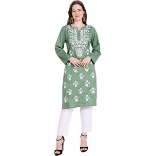 rayon cotton kurta for women