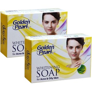 Golden Pearl Acne  Oil Skin Soap - Pack Of 2 (100g)