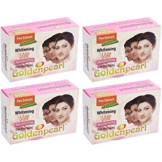 Golden Pearl Whitening For Dry Skin Soap - 100g (Pack Of 4)