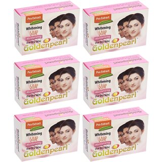 Golden Pearl Whitening For Dry Skin Soap - 100g (Pack Of 6)