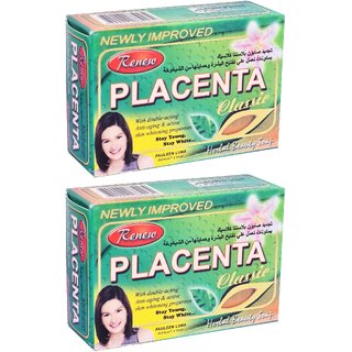 Renew Placenta Classic Herbal Beauty Soap - 135g (Pack Of 2)