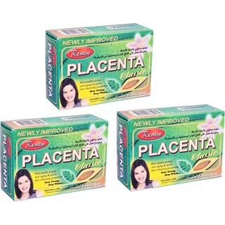 Renew Placenta Classic Herbal Beauty Soap - 135g (Pack Of 3)