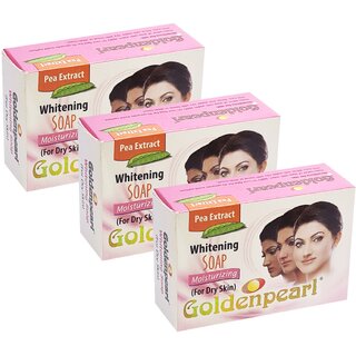 Golden Pearl Whitening For Dry Skin Soap - Pack Of 3 (100g)