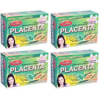 Renew Placenta Classic Herbal Beauty Soap - 135g (Pack Of 4)