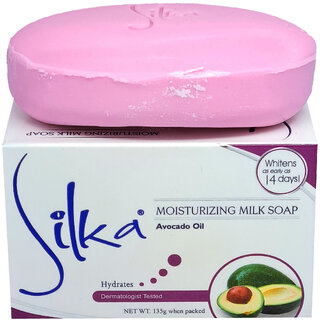 AVOCADO OIL SKIN MOISTURIZING MILK SILKA SOAP (135 g)