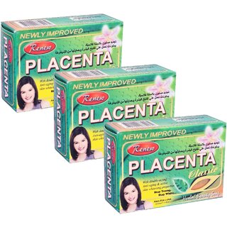 Renew Placenta Classic Face & Body Herbal Soap - Pack Of 3 (135gm)